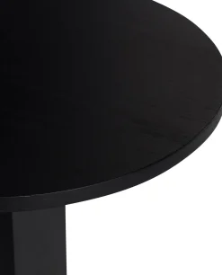 Table d'appoint en bois noir 45xh50cm Koohi - Hübsch