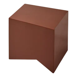 Table d'appoint en bois rouge brique 39x38x35cm Basile - Serax