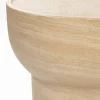 Table d'appoint en béton effet travertin sable 46cm Noble - Zuiver