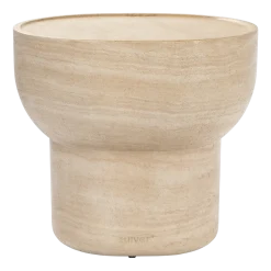 Table d'appoint en béton effet travertin sable 46cm Noble - Zuiver