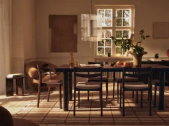 Table d'appoint en béton et fibre de verre marron 47x45cm Deya - Ferm living