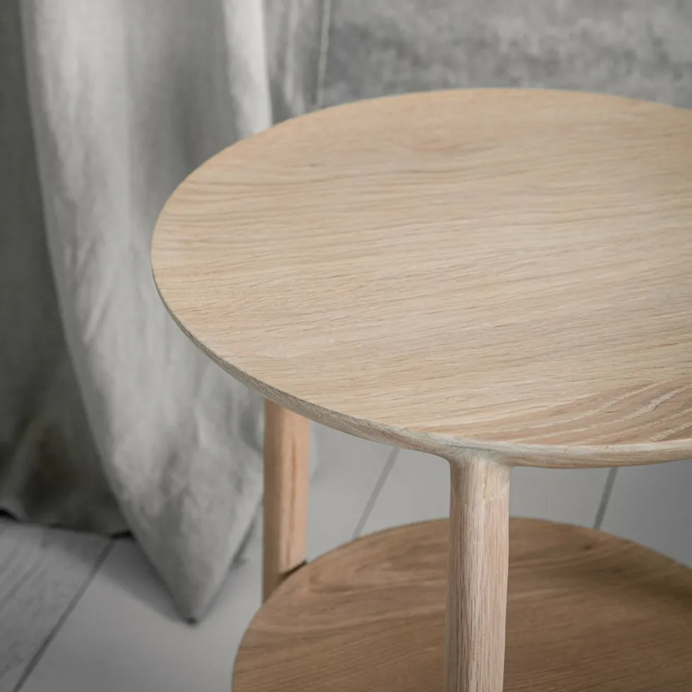 Table d'appoint en chêne Bok - Ethnicraft Accessories