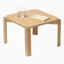Table d'appoint en chêne empilable MMS - Mobles 114