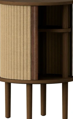 Table d'appoint en chêne foncé beige 59,3 x 38 cm Audacious - UMAGE