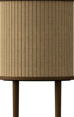 Table d'appoint en chêne foncé beige 59,3 x 38 cm Audacious - UMAGE