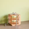 Table d'appoint en chêne Merge - Hübsch