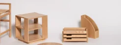 Table d'appoint en chêne Merge - Hübsch