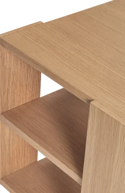 Table d'appoint en chêne Merge - Hübsch