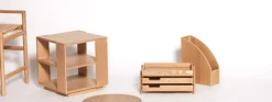 Table d'appoint en chêne Merge - Hübsch