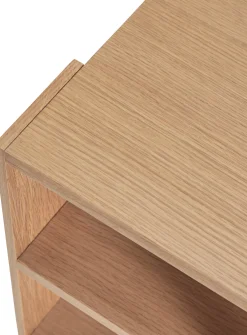Table d'appoint en chêne Merge - Hübsch