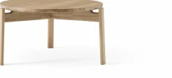 Table d'appoint en chêne naturel 80 x 38 cm Passage - Audo