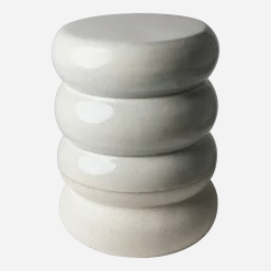 Table d'appoint en céramique blanc Chubby - Pols Potten