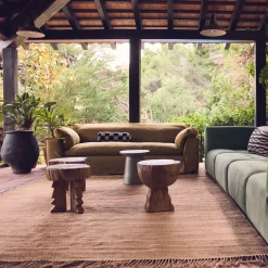 Table d'appoint en faïence M Army - HKLIVING