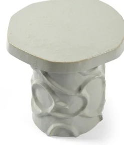Table d'appoint en grès gris 39x35x40cm Mena - Serax