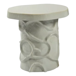 Table d'appoint en grès gris 39x35x40cm Mena - Serax