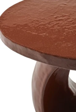 Table d'appoint en grès rust 52x37x45cm Amé - Serax