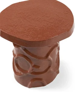 Table d'appoint en grès rust 39x35x40cm Mena - Serax