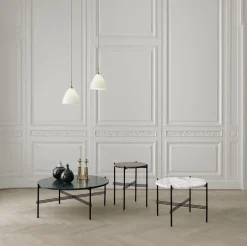 Table d'appoint en marbre blanc 40 cm TS - Gubi