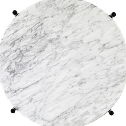 Table d'appoint en marbre blanc 40 cm TS - Gubi