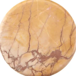Table d'appoint en marbre brèche violet vernis satiné 36cm Bibendum - Versmissen