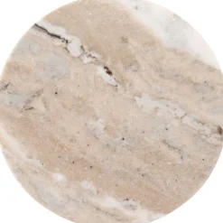 Table d'appoint en marbre de toronto vernis satiné 40,5cm Bobine - Versmissen