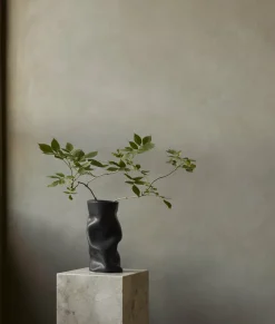 Table d'appoint en marbre kunis breccia 30 x 75 cm Plinth Pedestal - Audo
