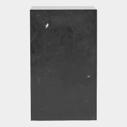 Table d'appoint en marbre noir 51 x 30 cm Plinth Tall - Audo