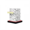 Table d'appoint en mdf et bois 42,3x42x54,6cm Superside terrazzo - Seletti