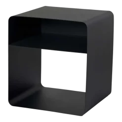 Table d'appoint en métal noir 45x50x56cm Shb - Home Design