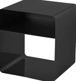 Table d'appoint en métal noir 45x50x56cm Shb - Home Design