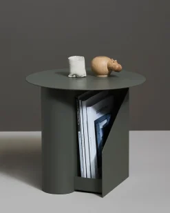 Table d'appoint en métal vert 36x40cm Sentrum - Woud