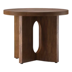 Table d'appoint en noyer 40 x 50 cm Androgyne - Audo