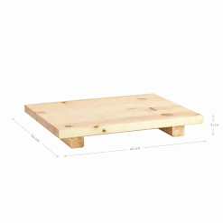 Table d'appoint en pin massif 45x34x5cm Dock - Karup Design