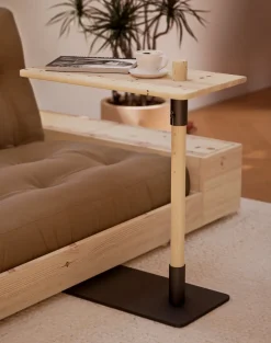 Table d'appoint en pin naturel 55x30x67cm Adjust - Karup Design