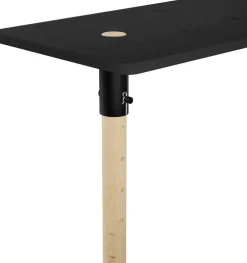 Table d'appoint en pin noir 55x30x67cm Adjust - Karup Design