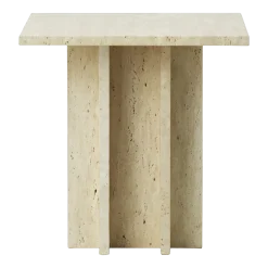 Table d'appoint en travertin 45 x 43 cm Edge - Normann Copenhagen