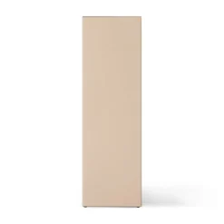 Table d'appoint en verre miroir beige 31 x 31 x 100 cm - HKLIVING