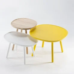 Table d'appoint noire 45 cm Naïve - Emko