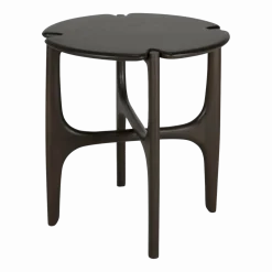 Table d'appoint noire Polished Imperfect en acajou - Ethnicraft Accessories