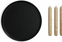 Table d'appoint noir et frêne L Tablo noir - Normann Copenhagen