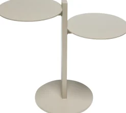 Table d'appoint à plate-forme en métal sable Platform - Hübsch