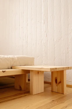 Table d'appoint pour sommier en pin naturel 45x34x23cm Japan - Karup Design