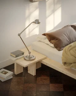 Table d'appoint pour sommier en pin naturel 45x34x23cm Japan - Karup Design