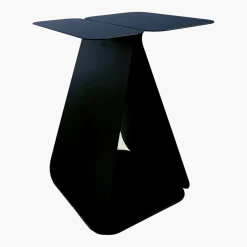 Table d'appoint rectangulaire en acier noir mat Youmy - Mlle Jo