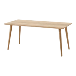 Table d'appoint rectangulaire en chêne massif huilé 110x50x48 cm In Between SK23 - &tradition