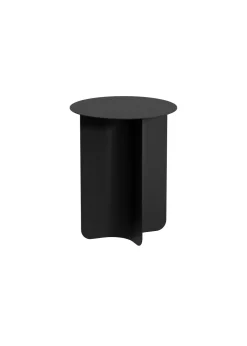 Table d'appoint ronde en acier noir 40x50cm Yaro - Metallbude