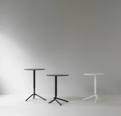 Table d'appoint ronde en bois et acier blanc 45cm Lift - Normann Copenhagen