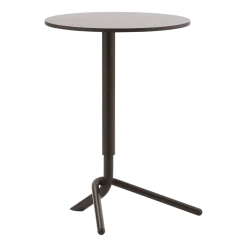 Table d'appoint ronde en bois et acier marron foncé 45cm Lift - Normann Copenhagen