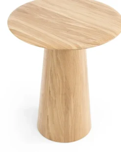 Table d'appoint ronde en chêne massif 40x47cm Mushroom - Gazzda