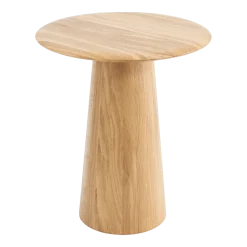 Table d'appoint ronde en chêne massif 40x47cm Mushroom - Gazzda